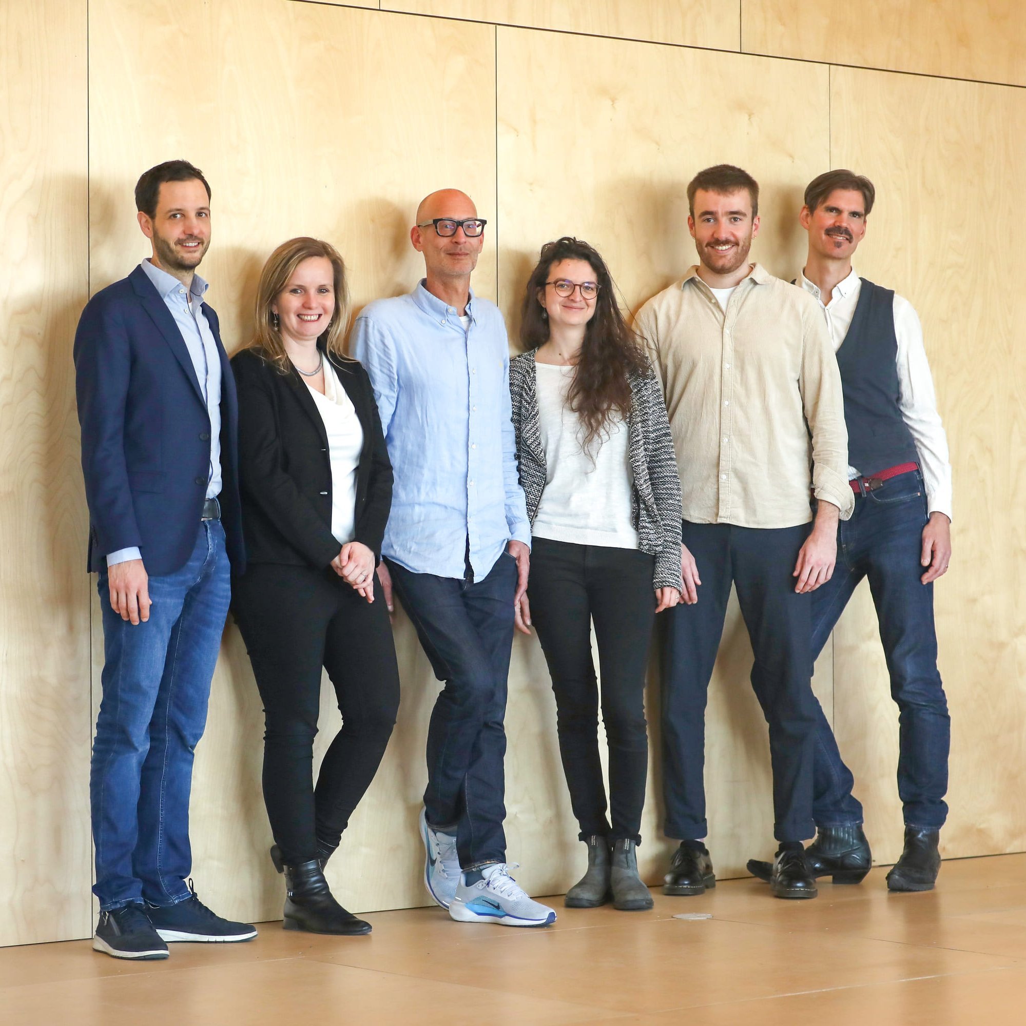 Group photo of the team