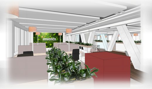 Tenant fit-out Inventx, Bubenberg Bern